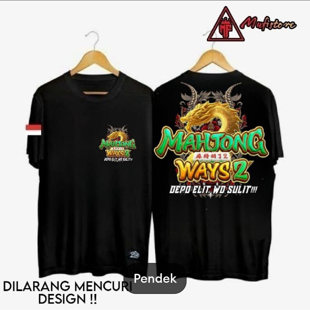 KAOS MAHJONG WAYS 2 DEPO ELIT WD SULIT MOTIF GOLD