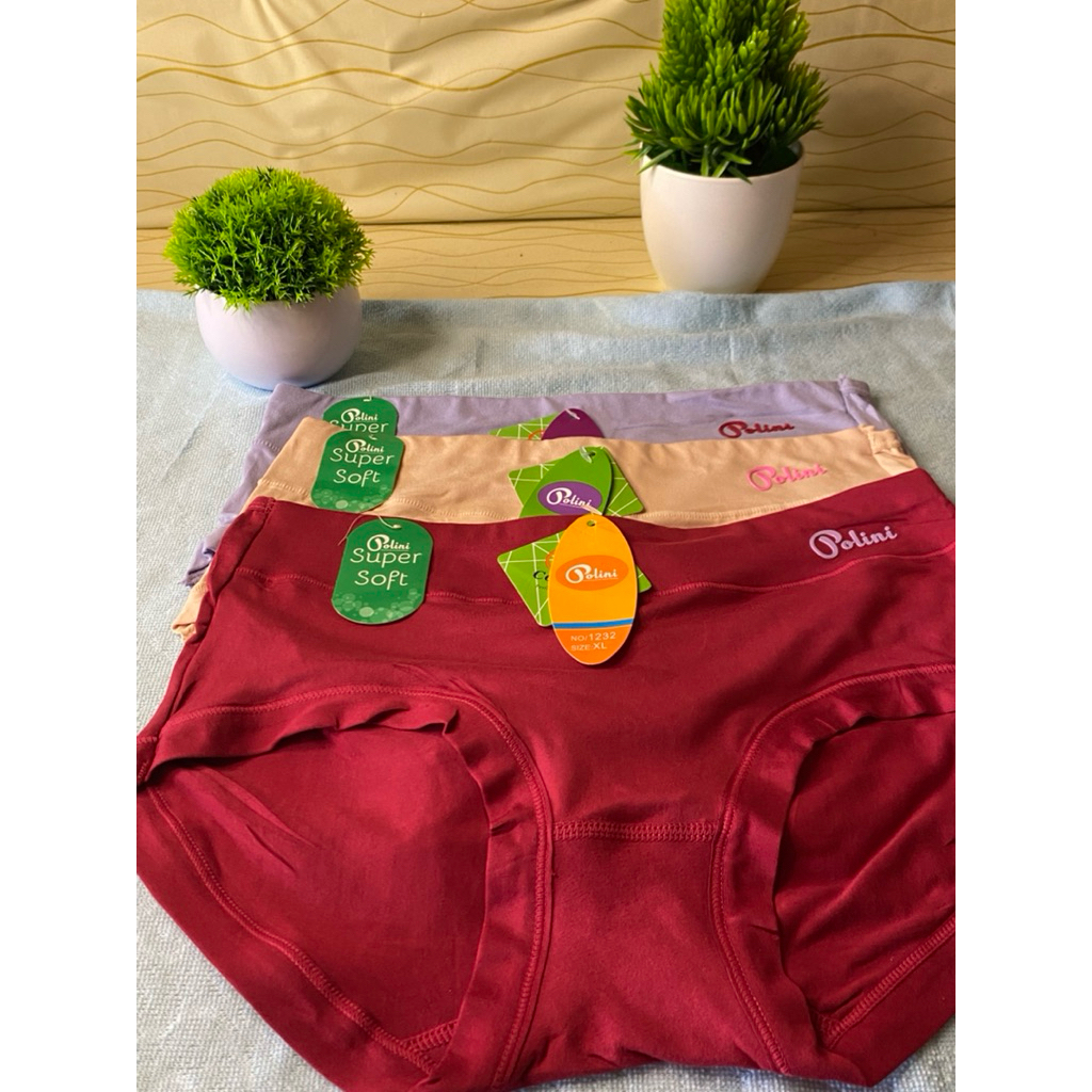 CD Wanita 3 Pcs Polini 1232 Super Soft