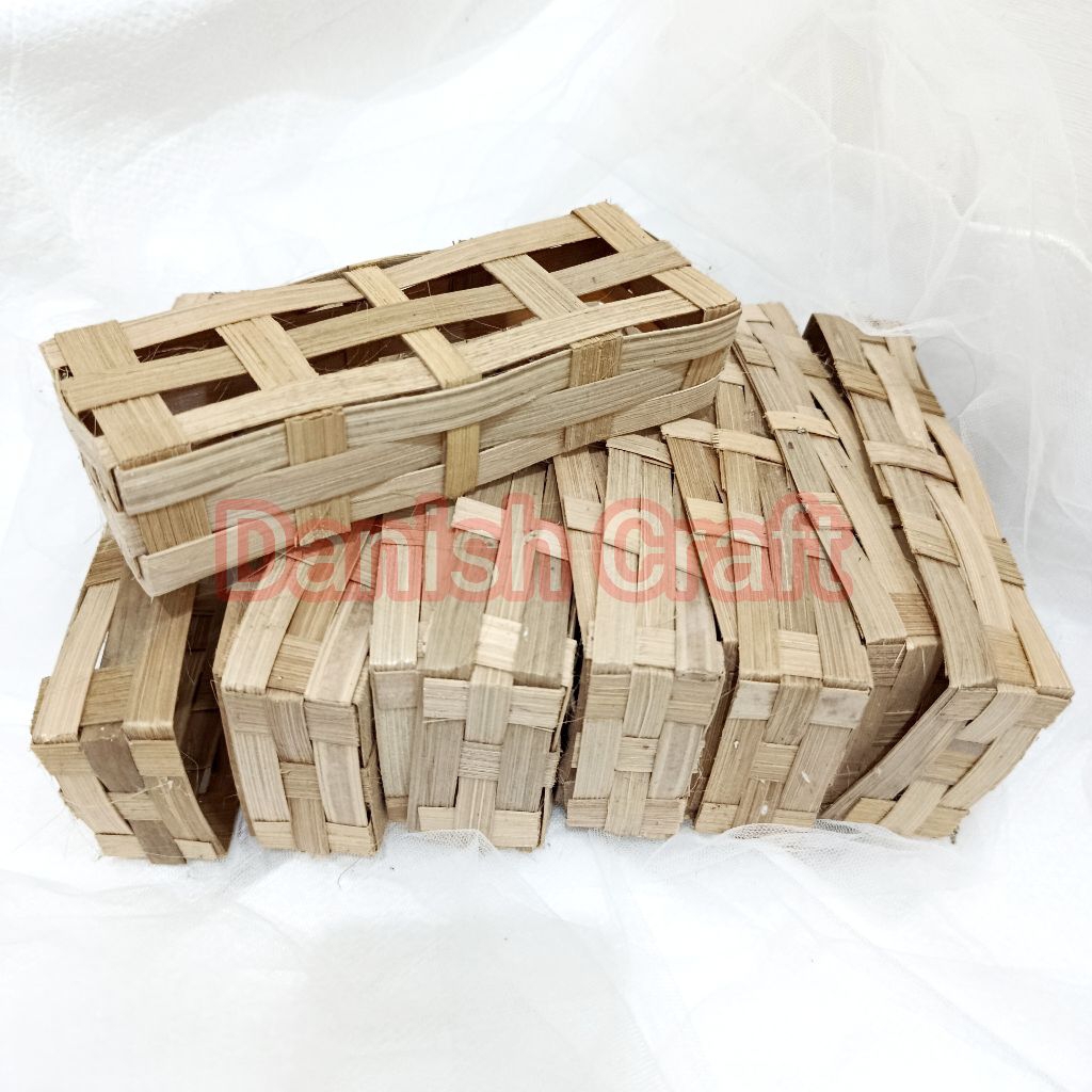 Keranjang Ikan Pindang / Reyeng Bambu 16x6x3 Grosir