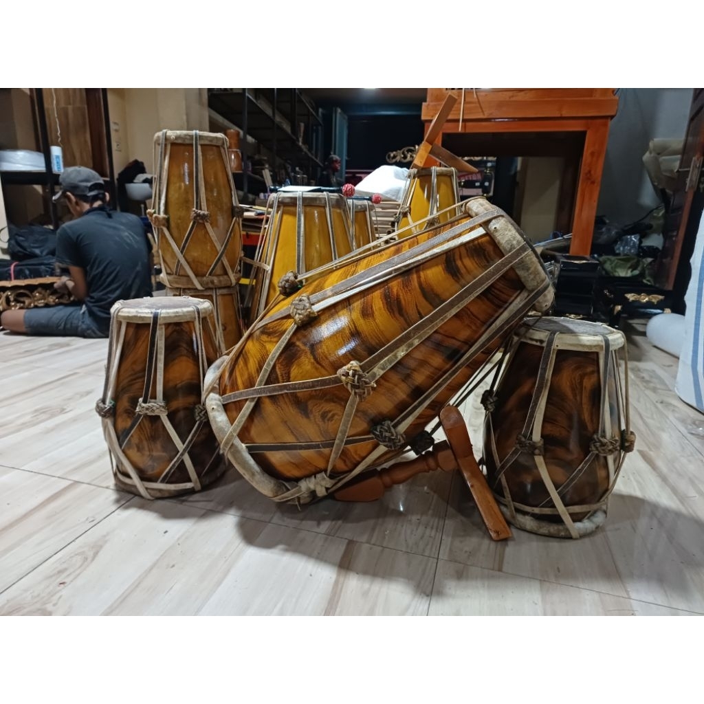 Kendang Jaipong Kayu Mangga / Mahoni  Bandung