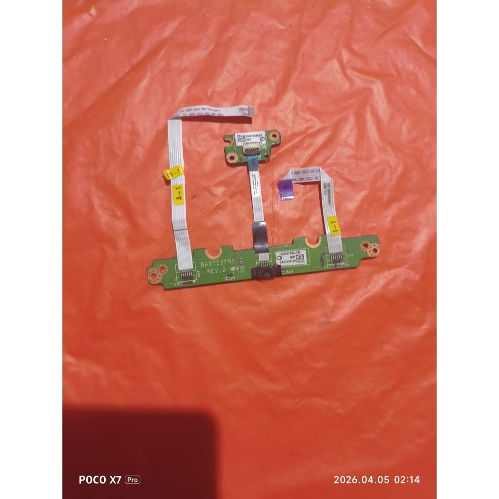 fleksibel dan board tombol touchpad laptop Toshiba l745 ori