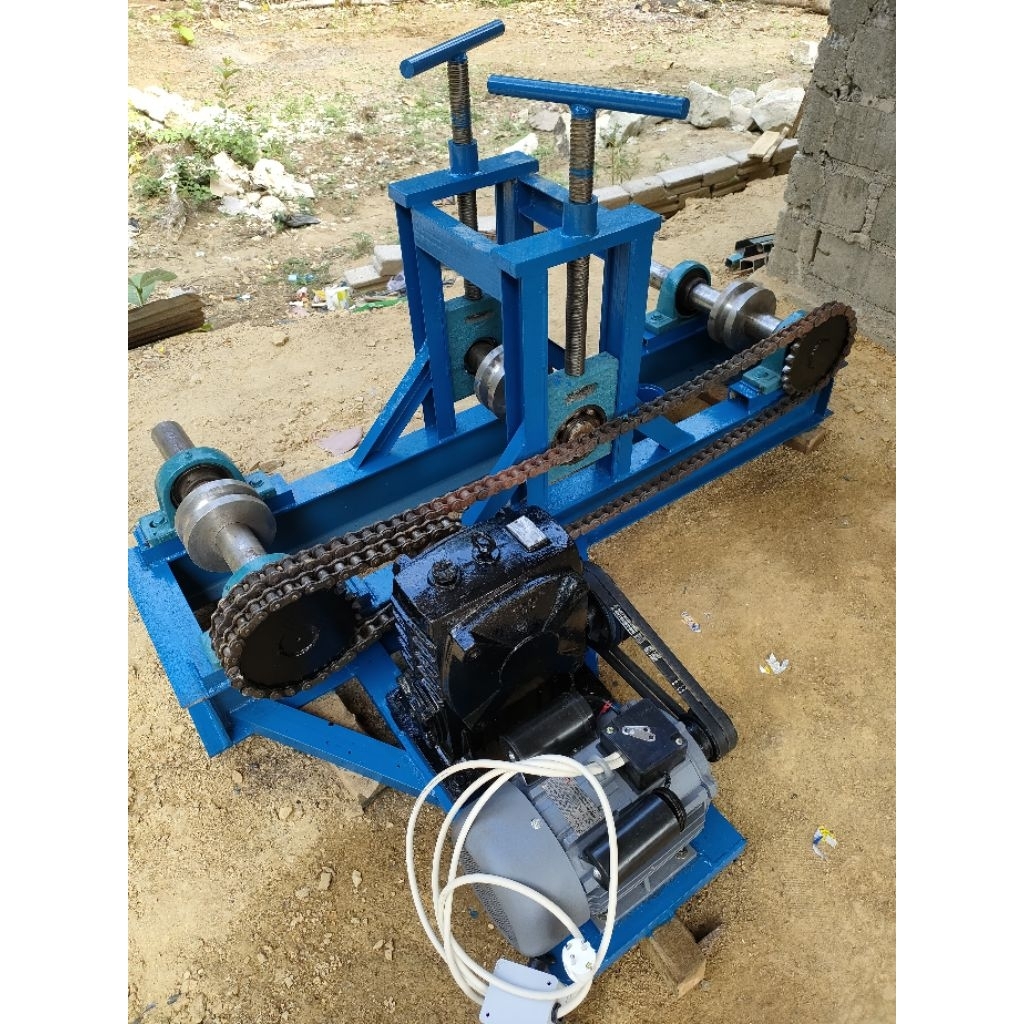 (TERLARIS)MESIN ROLL PIPA/BENDING PIPA SPECK 5 INCH ,RANGKA IWF 200 DINAMO 5 HP BERKWALITAS