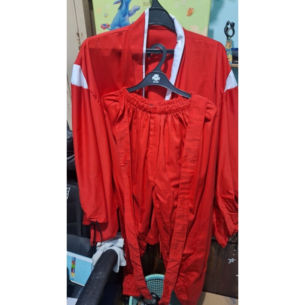 Baju Cosplay Inuyasha Fullset + Kalung Preloved Murah