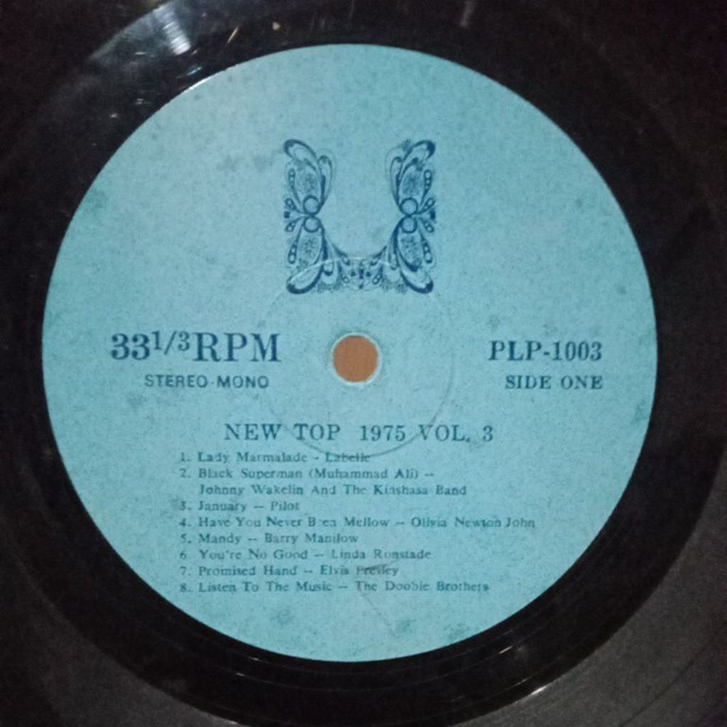 Vinyl Piringan Hitam 12 inch New Top 1975 Vol. 3