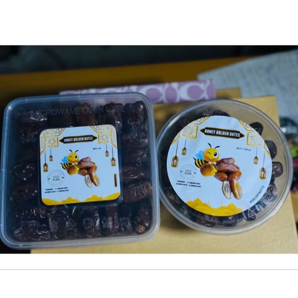 Kurma Madu Premium Honey Golden Dates Manis Alami Lembut