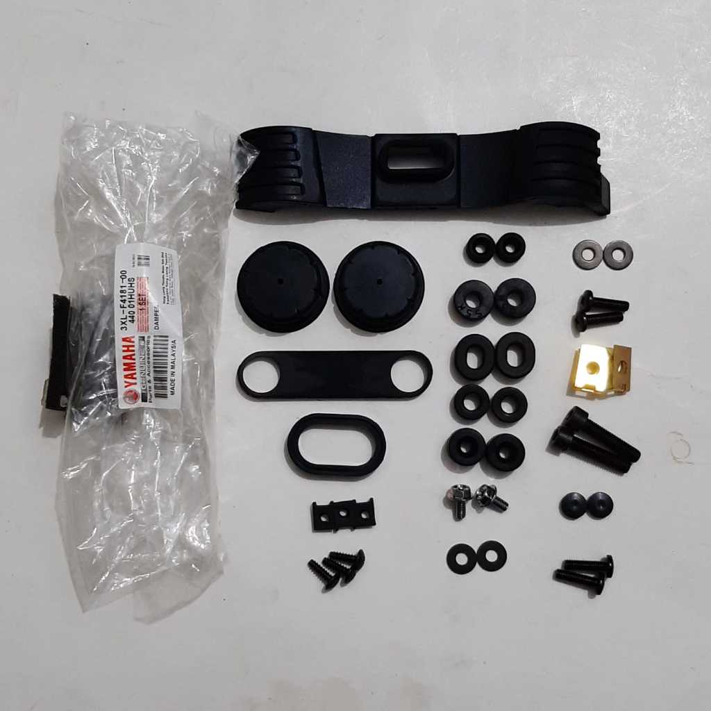 Yamaha RXZ Millenium Catalyzer karet cover kap body komplit grommet full set
