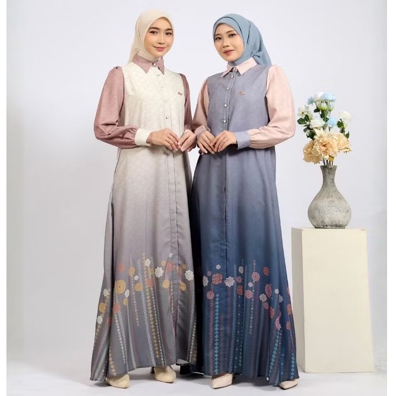 DYN - Vioni Dress DYN CLOTHINGLINE Gamis Printing Premium