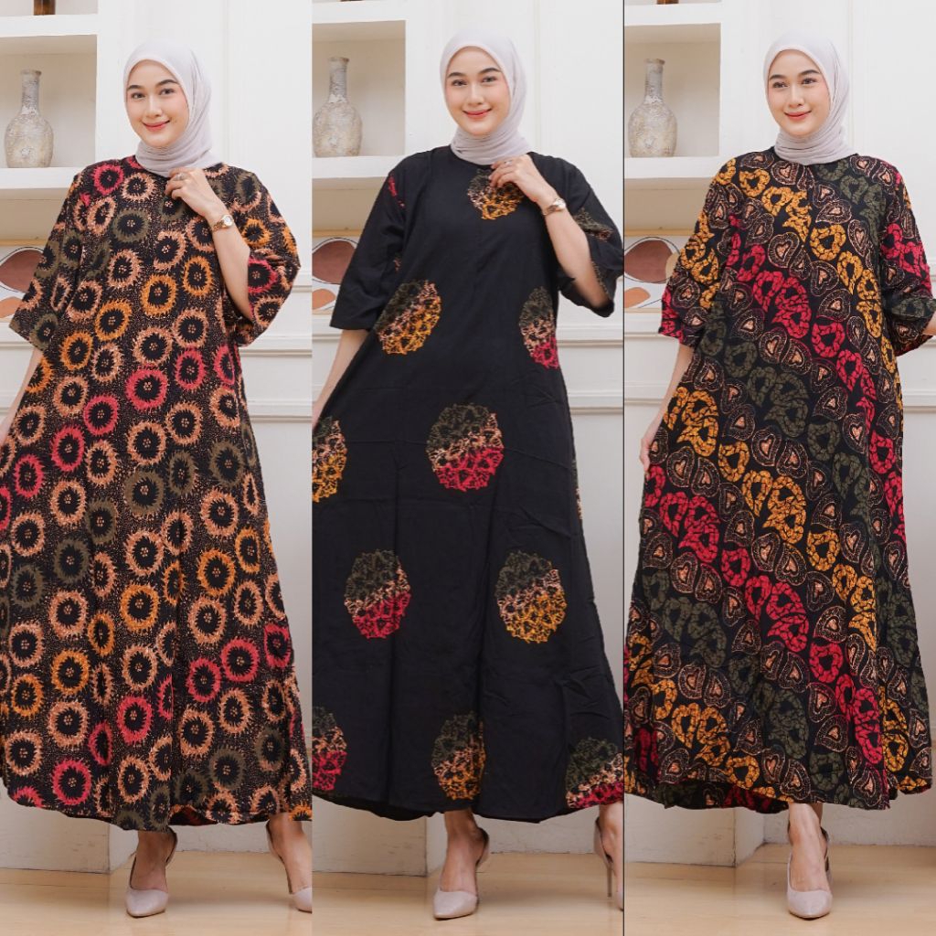 GAMIS MIDI JUMBO PREMIUM|| GAMIS BATIK JUMBO || BATIK PEKALONGAN || GAMIS BUSUI
