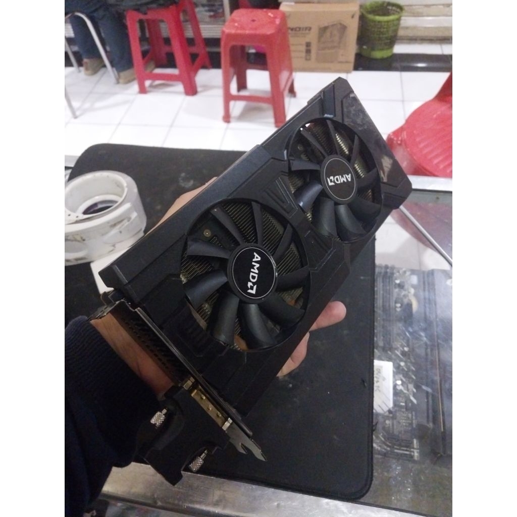 VGA Power color RX 570 8gb Dvi Onli