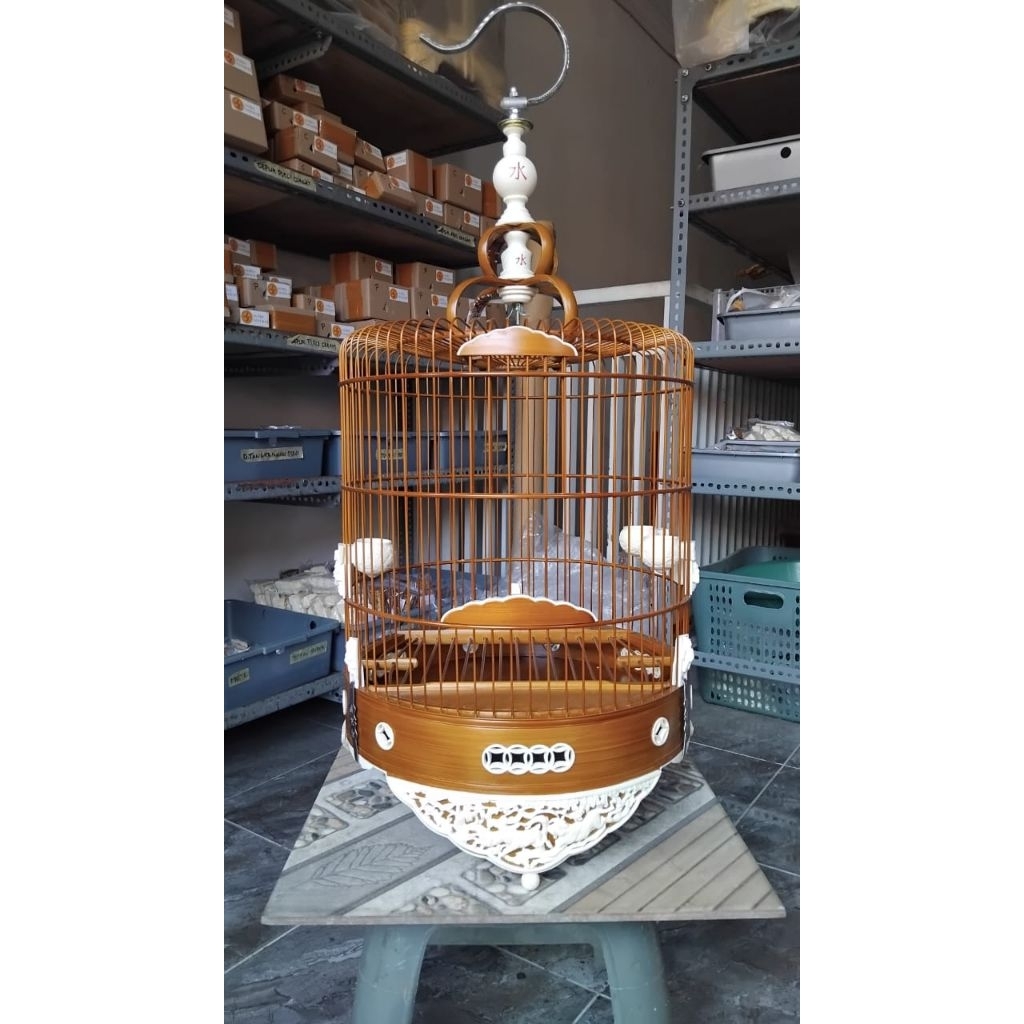 sangkar bulat burung pleci/konin/ciblek burung kecil