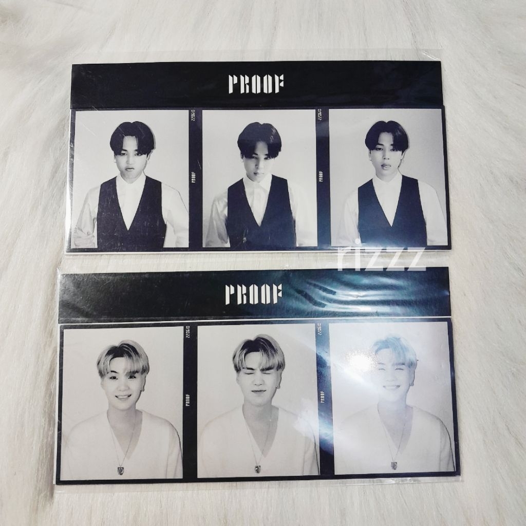 POB TRIPTYC PHOTO ALBUM PROOF SUGA YOONGI JIMIN
