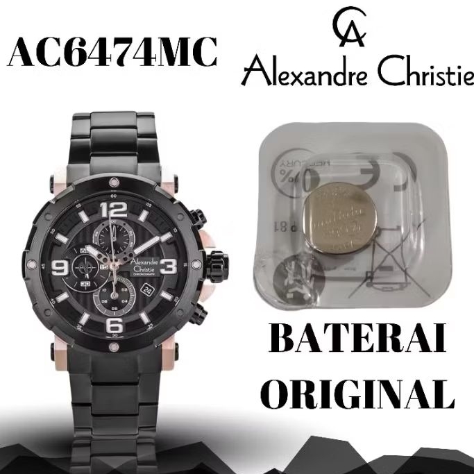 BATERAI JAM ALEXANDRE CHRISTIE ORIGINAL  AC6474MC