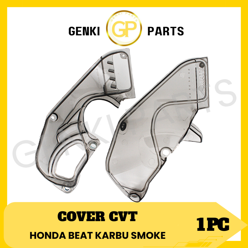 GENKI-PARTS/COVER-CVT/PENGAMAN/TUTUP/AIRDUCT/MOTOR/HONDA/BEAT-KARBU/SMOKE/GRADE-ORI