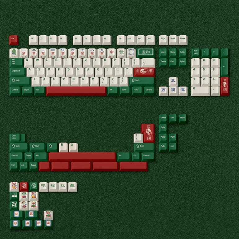 Keycaps FBB Mahjong