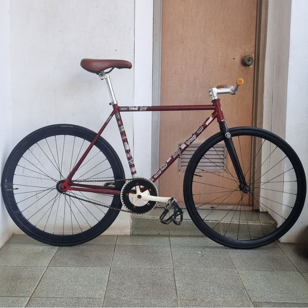fullbike fixie basic airwalk doltrap. sz 52 second