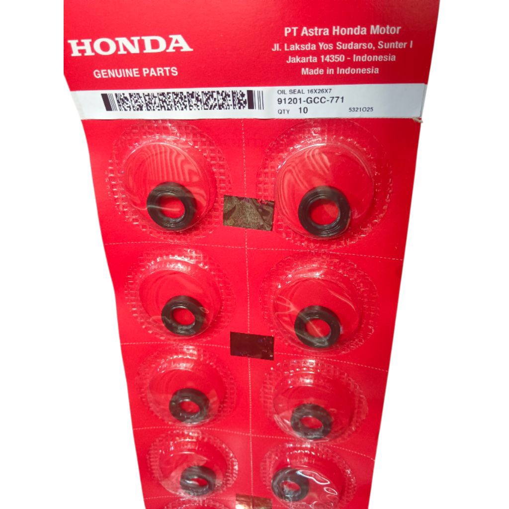 seal magnit honda beat 91201GCC771 honda genuine part