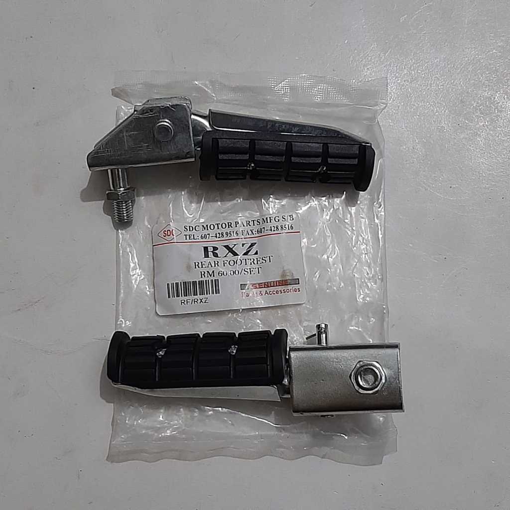 Yamaha RXZ RZR karet step footstep foot step footrest depan dan belakang