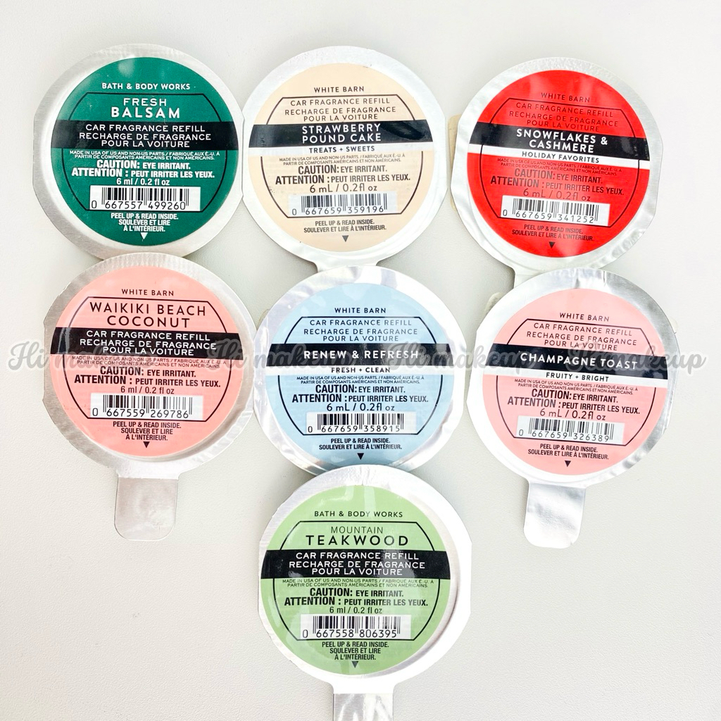 bath & body works car fragrance / pengharum mobil/ bbw car fragrance / visor clip/ holder