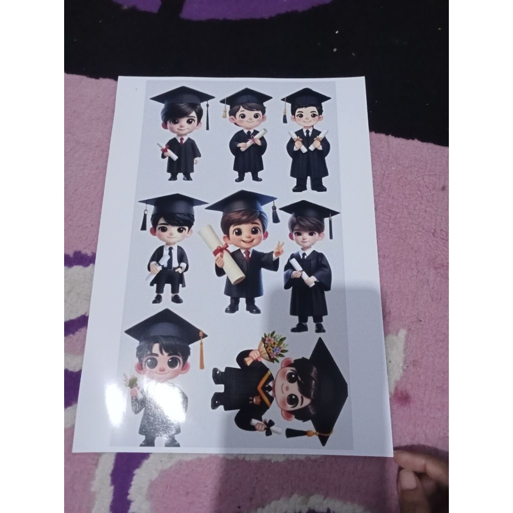 Topper wisuda anak laki-laki