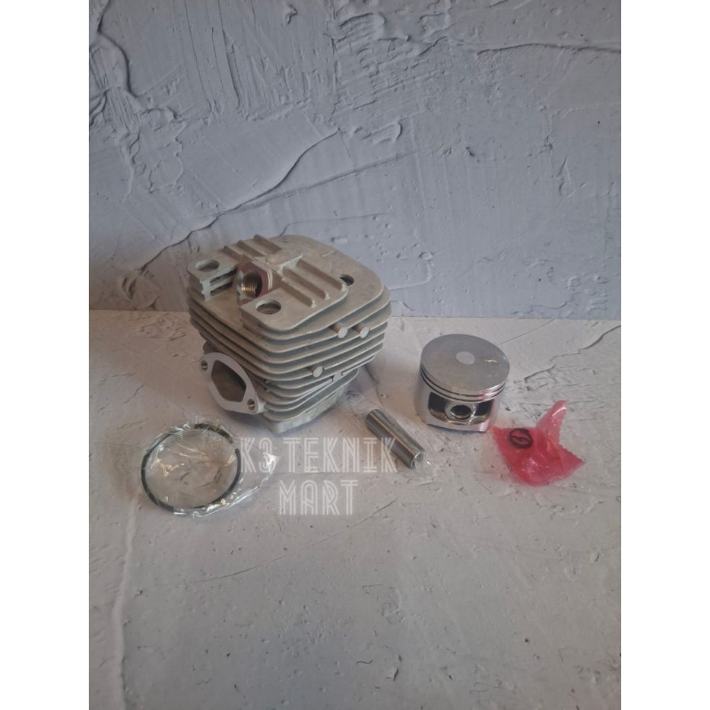 blok sinso proquip qc7800 46mm cylinder block chainsaw 46mm cilinder blok senso 46mm foring mesin ge