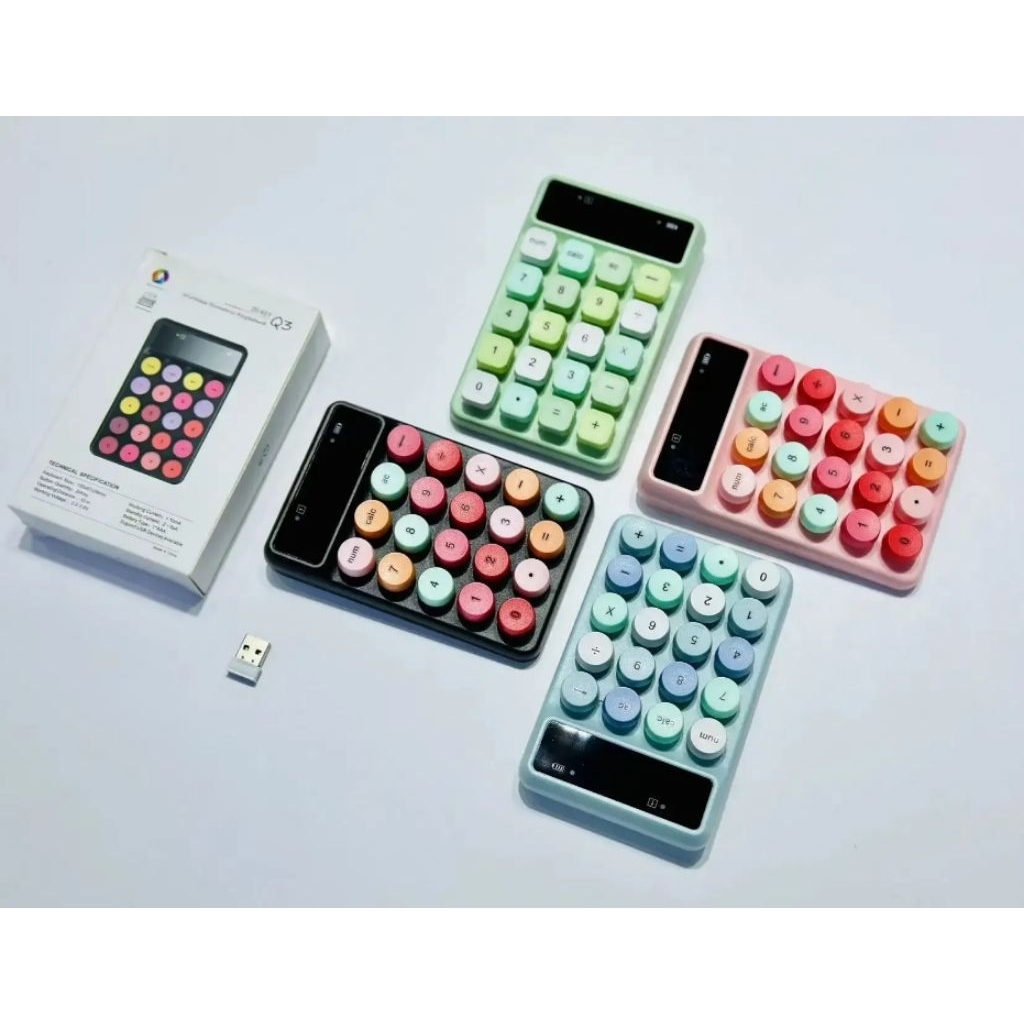Numeric Keypad USB - Keyboard Angka Eksternal untuk Laptop & PC | Plug and Play