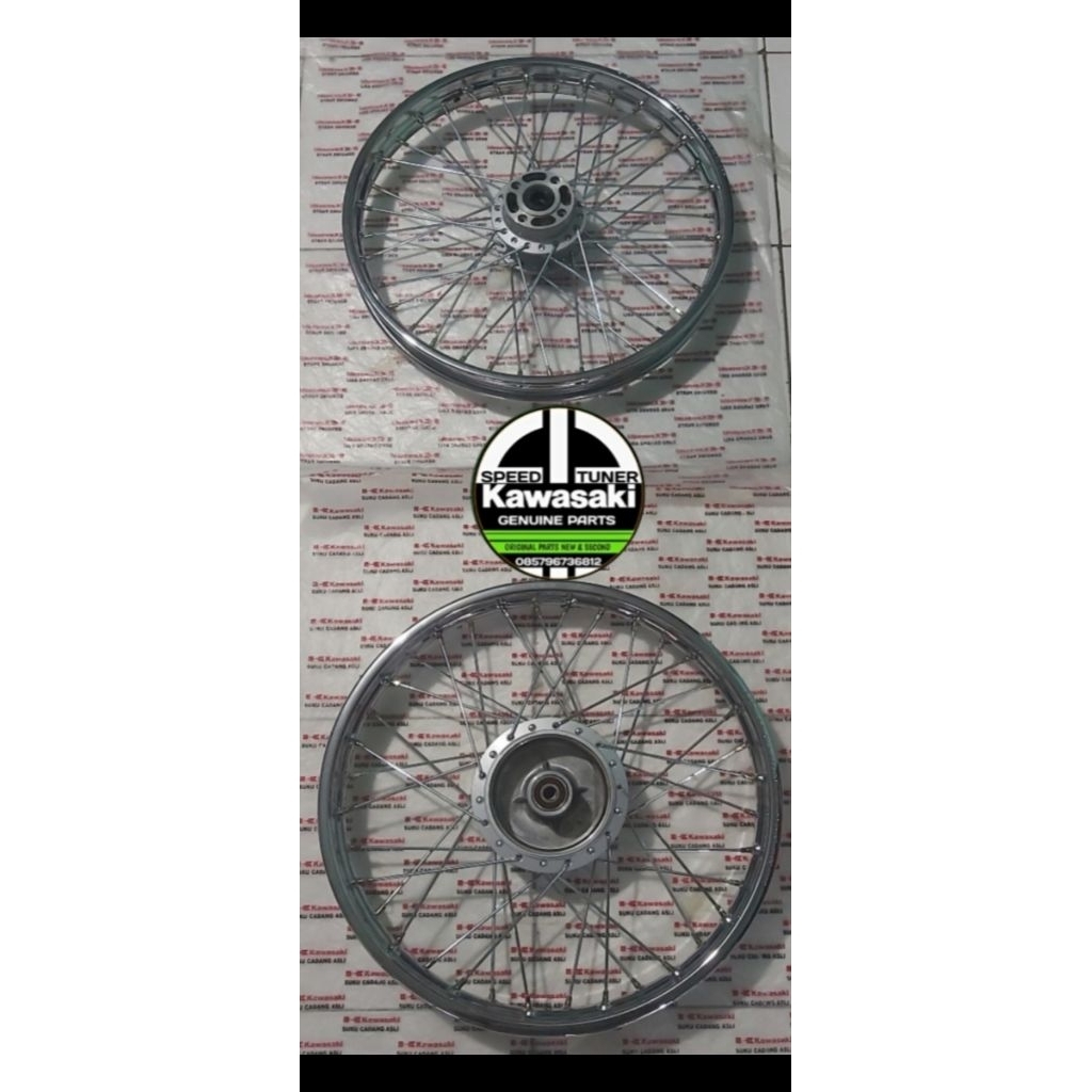 velg kawasaki zx 130 fullset (NEW)