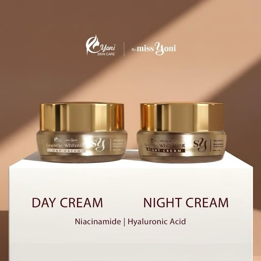 YONI SKINCARE - CENTELLA DAY CREAM + CENTELLA NIGHT CREAM YONI SKIN CARE Perawatan Wajah