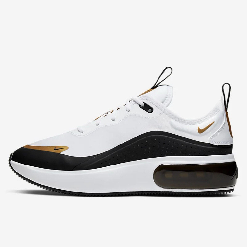 Nike Womens Air Max Dia White Black Gold