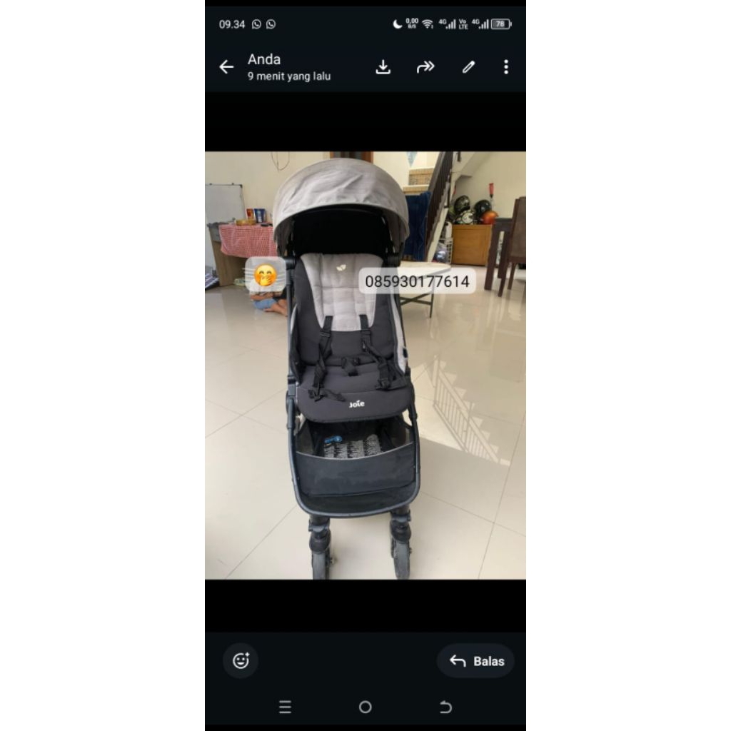 stroller Joie second
