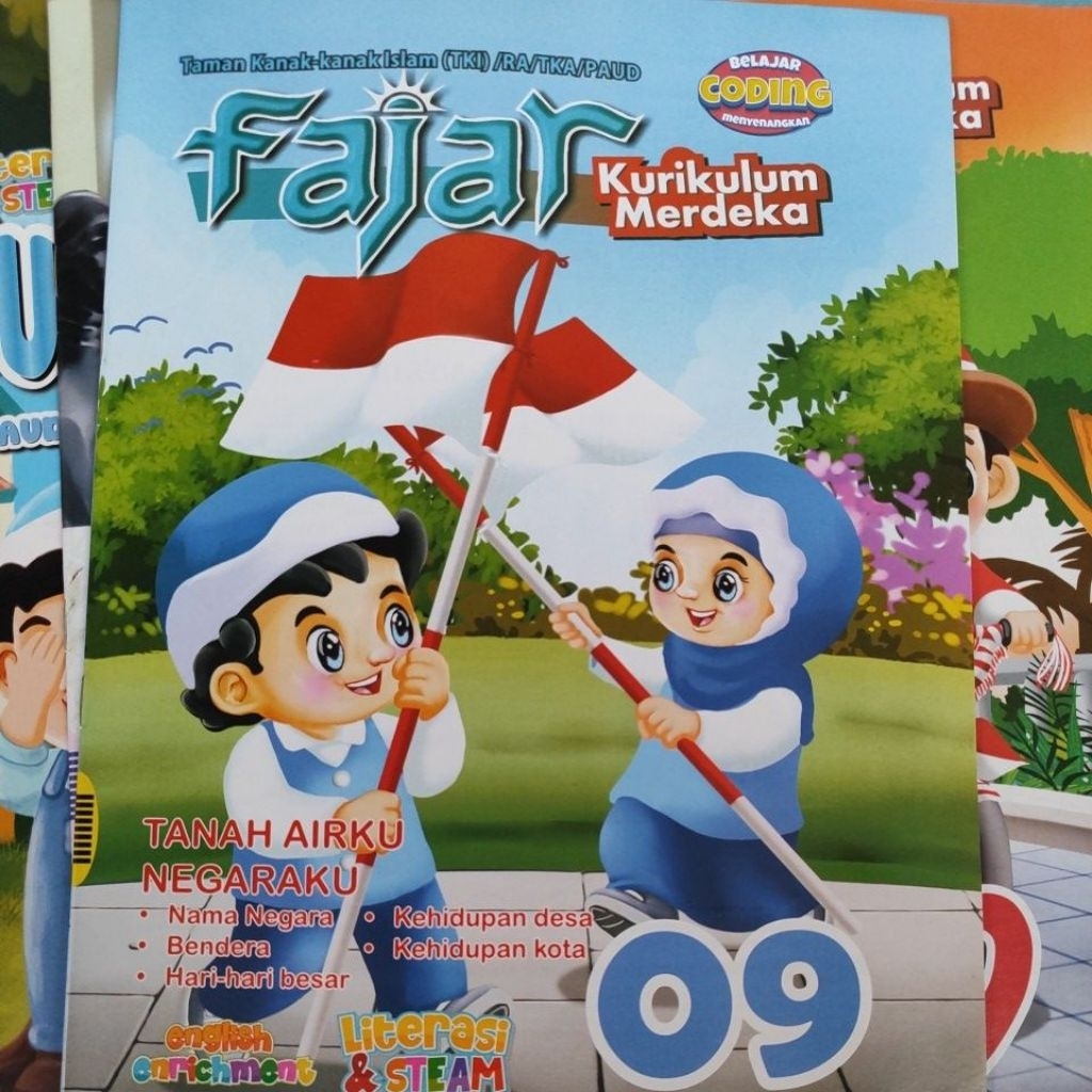 Majalah Fajar edisi 01 s/d 10 (usia 5-6 th) - untuk TK/ PAUD