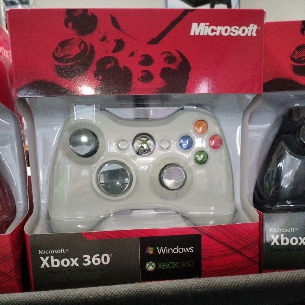 Stik Game USB untuk PC dan PS3 dengan Kabel, Warna Putih, Desain Ergonomis