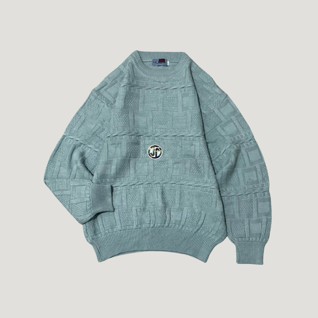 LE BOIS 3D Textures Knit Sweater