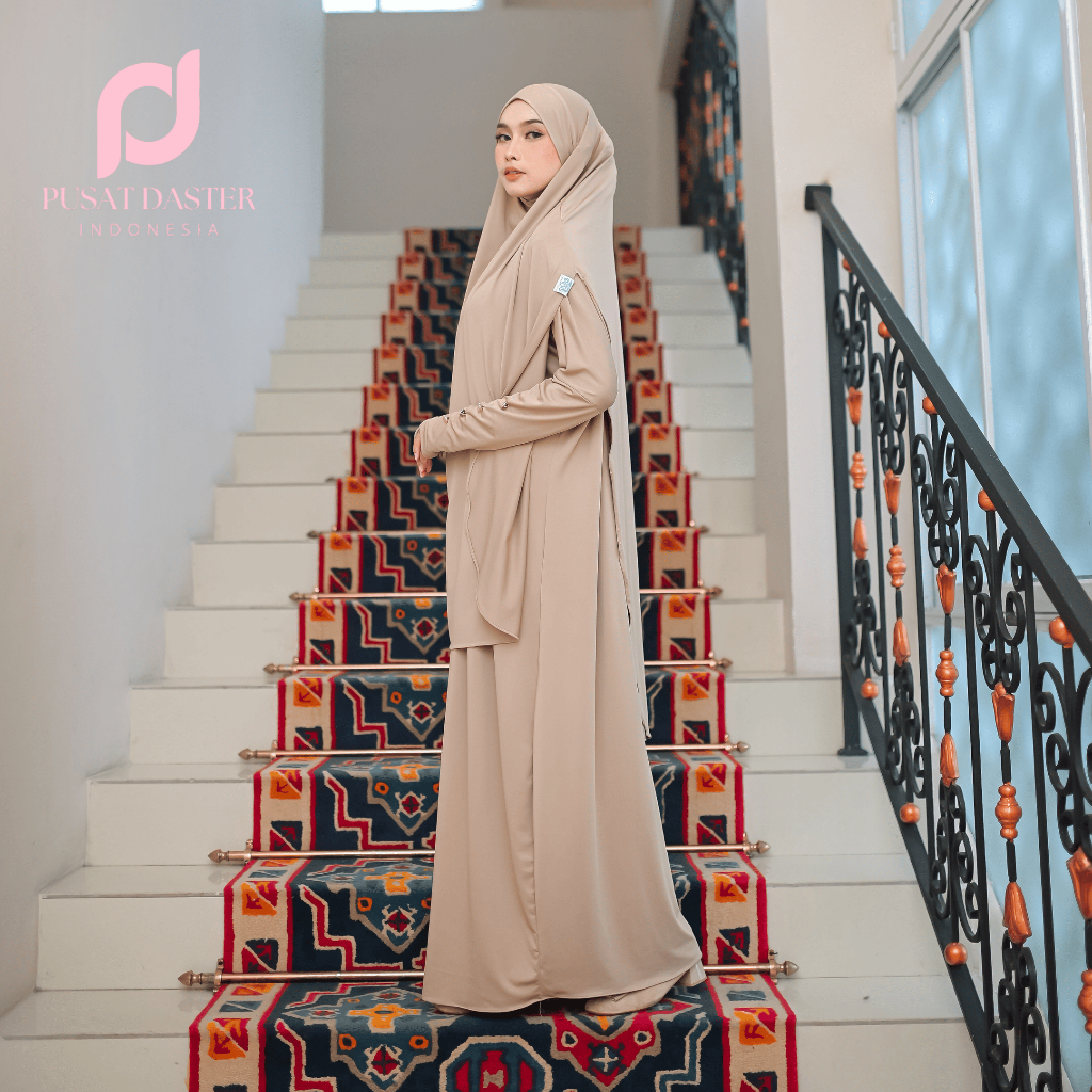Pusat Daster - Gamis Abaya Set Hijab French Khimar Syar'i Umroh, Haji, Kajian & Daily