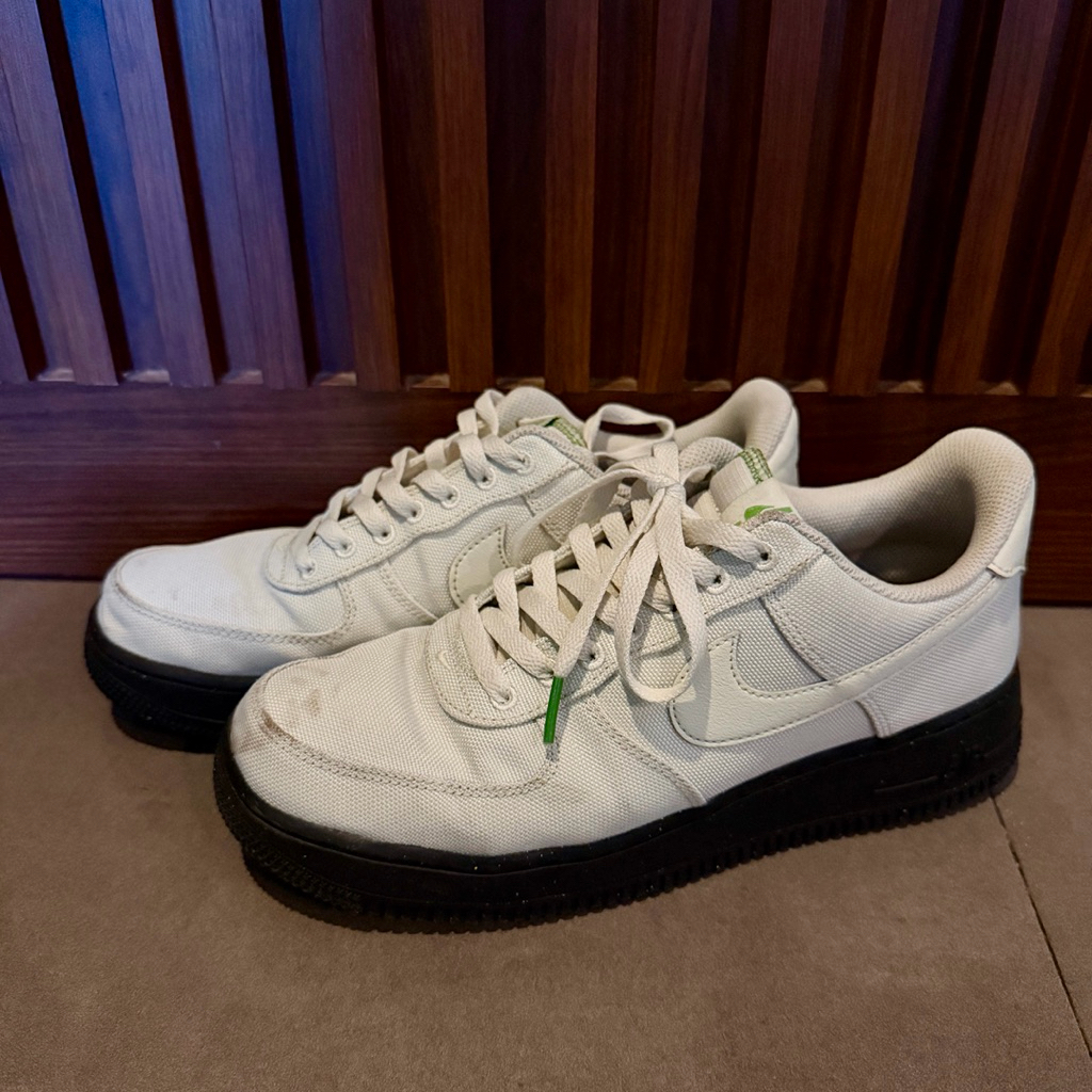 Nike Air Force 1 LV Sea Glass Black EUR 42.5 Preloved Mulus | AF1 Canvas Pack Bekas Sangat Bagus No 