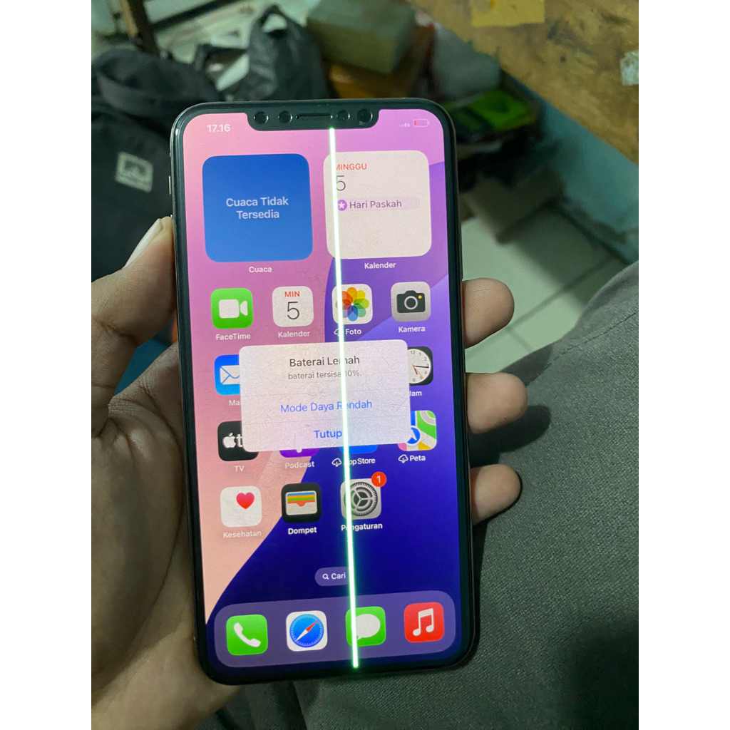 LCD iphone Xs max 100% original copotan 2nd