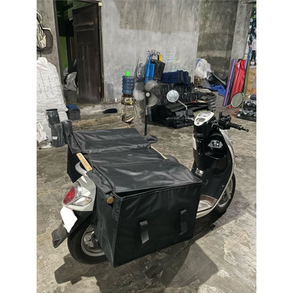 Tas keranjang motor kurir Super jumbo kuat dan tahan lama