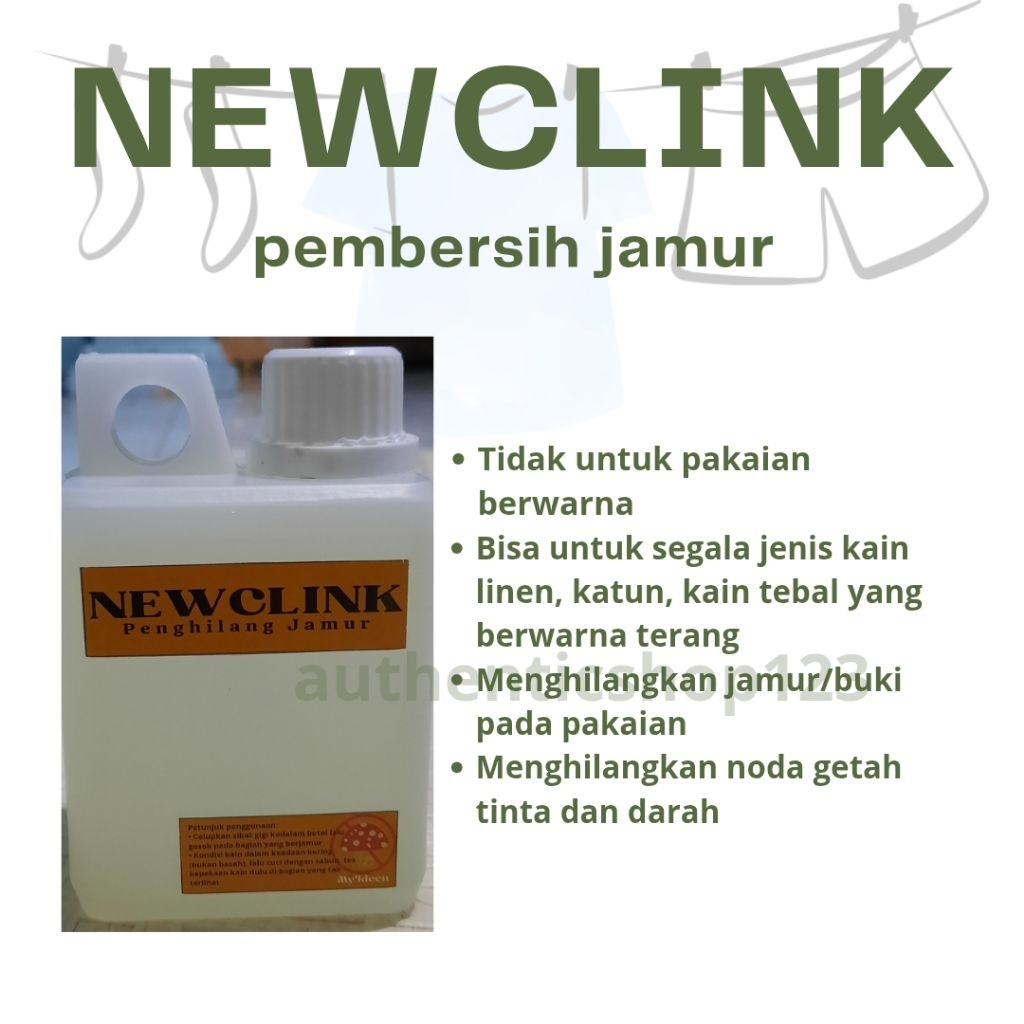 clink pembersih jamur 500ml - clink pembersih buki pakaian