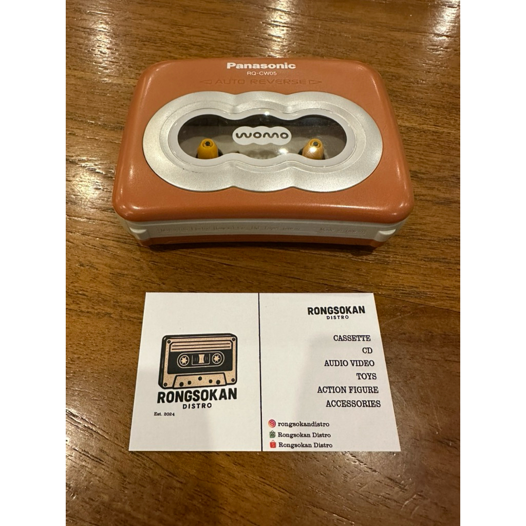 Stereo Cassette Player PANASONIC RQ-CW05 WOMO XBS (AUTO REVERSE)