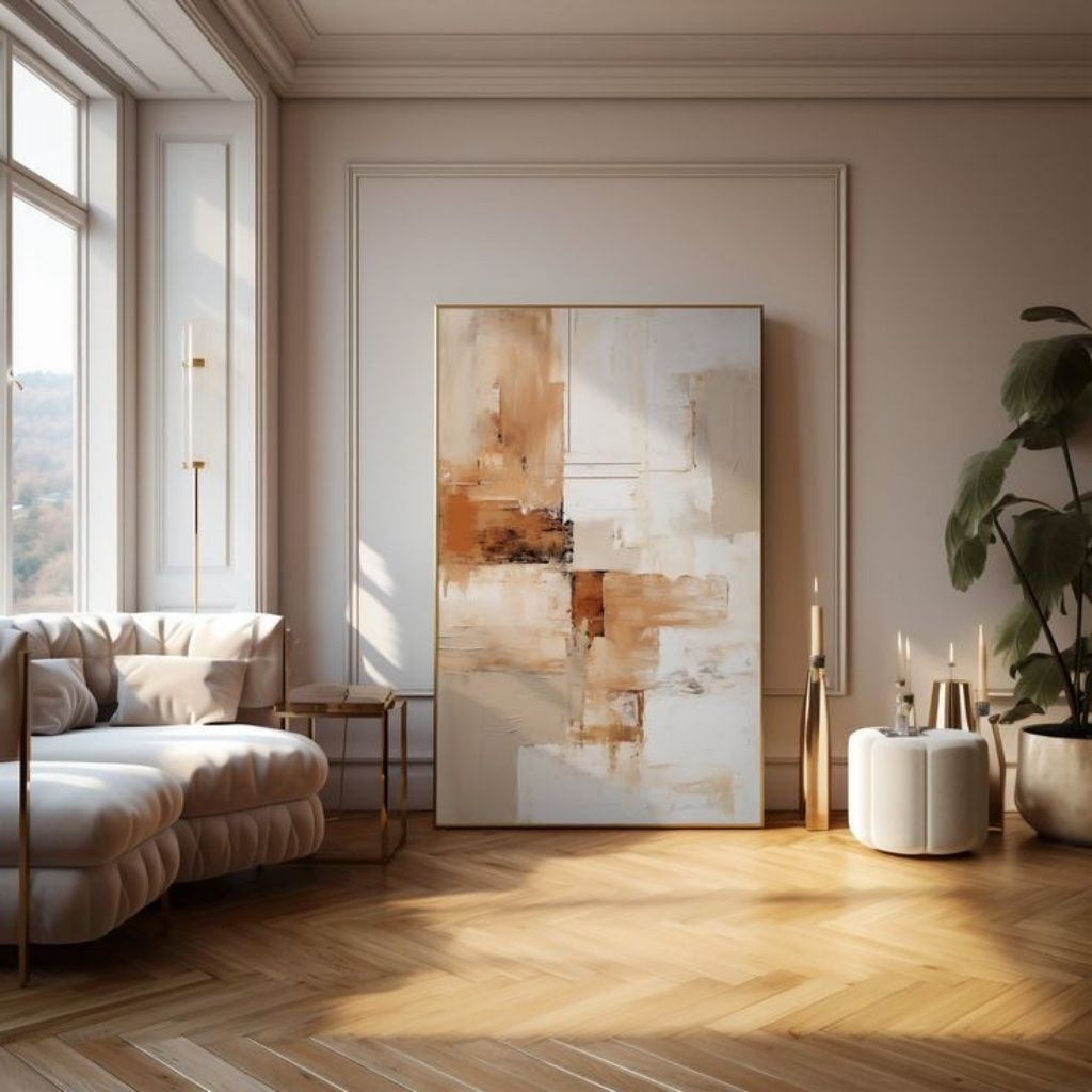 lukisan dinding minimalis modern