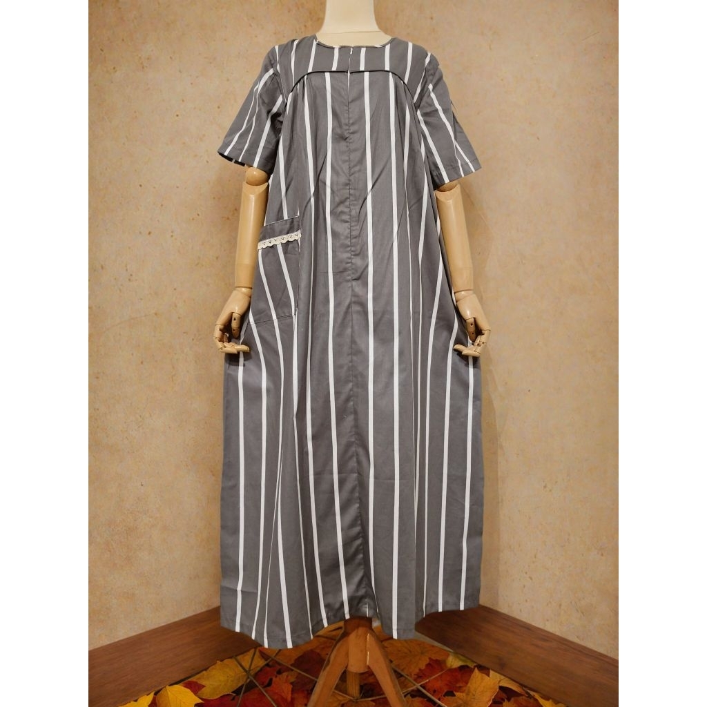 Daster Homedress Katun Jepang ORI Tokai motif Salur