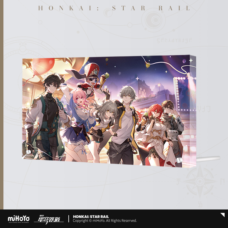 READY STOCK HONKAI STAR RAIL HSR [MIHOYO] Star Rail Anniversary Acrylic Ornament