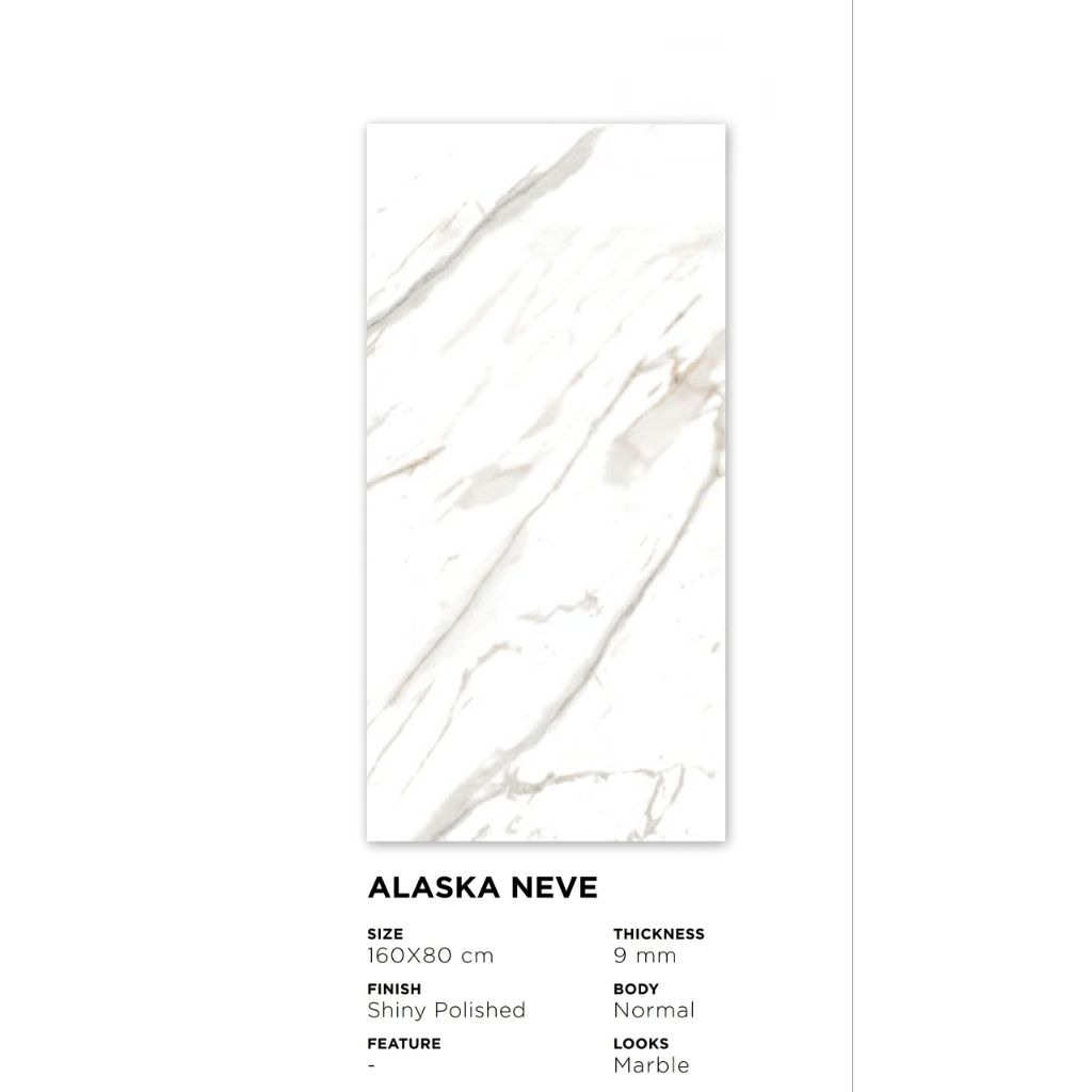 Granit Quadra alaska Neve 160x80