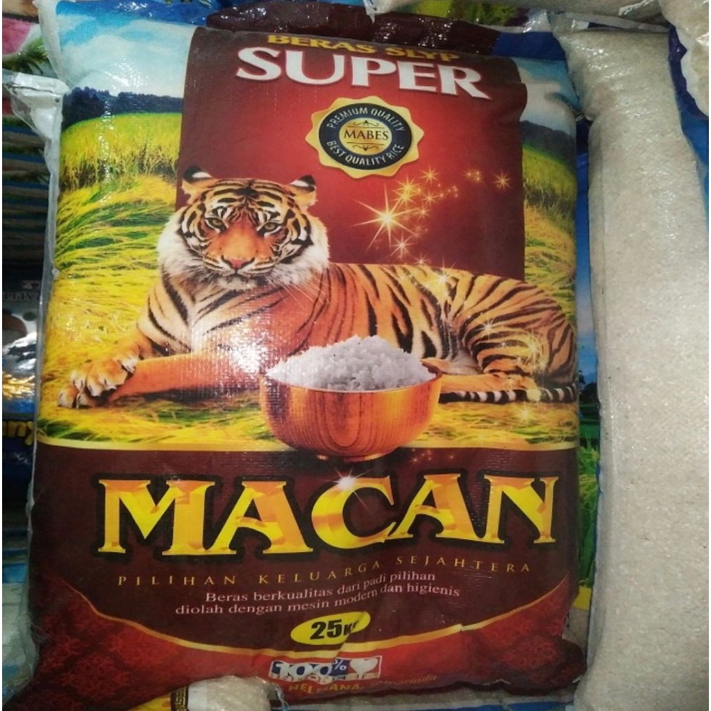 beras Surabaya cap macan 25kg Samarinda