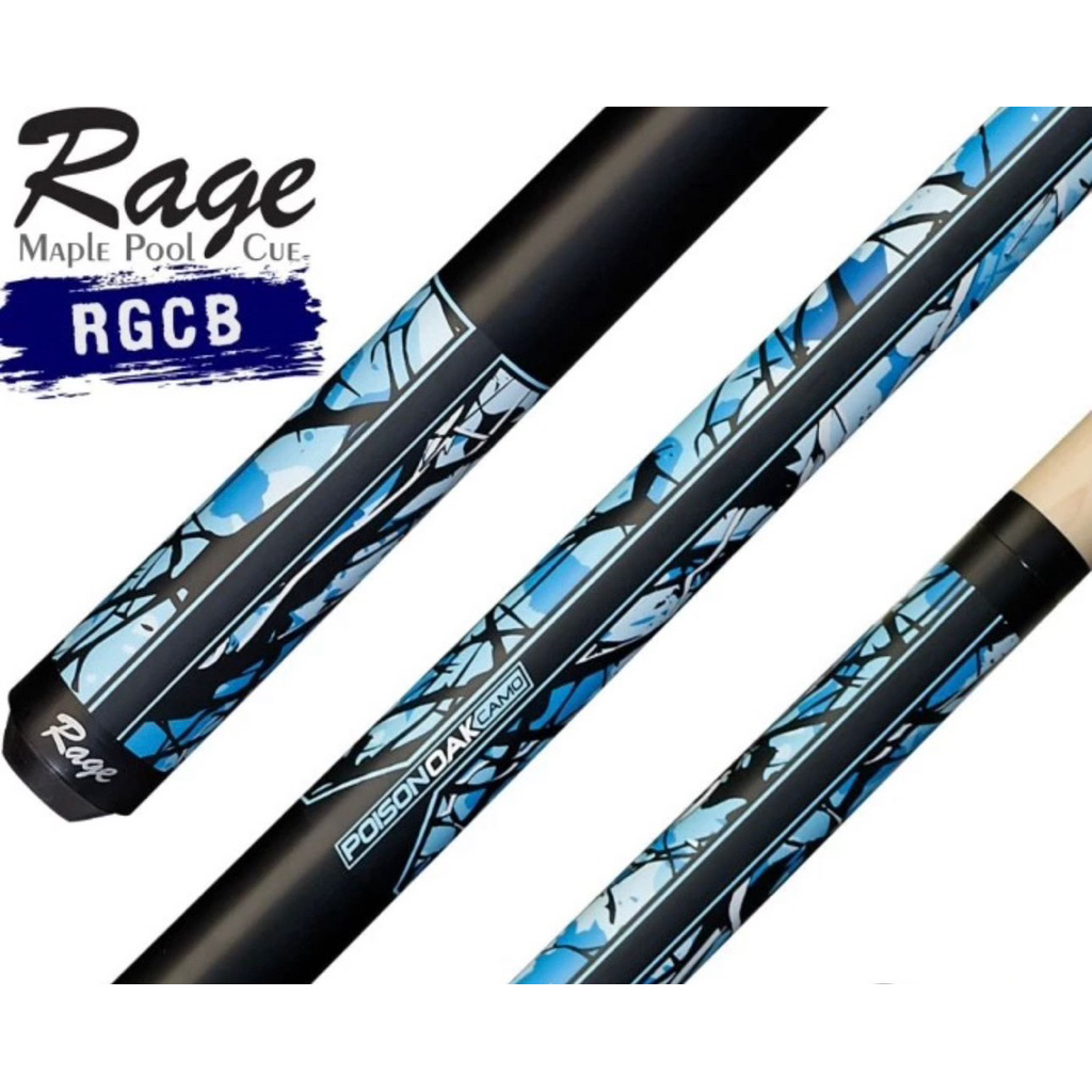 [SECOND] Rage RGCB Pool Cue - 13mm Maple Billiard Stick Stik Biliard