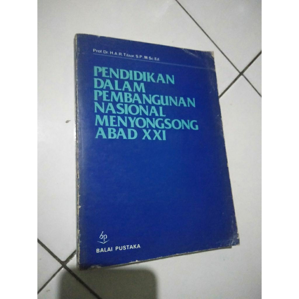 Buku Ori Pendidikan Dalam Pembangunan Nasional Menyongsong Abad 21