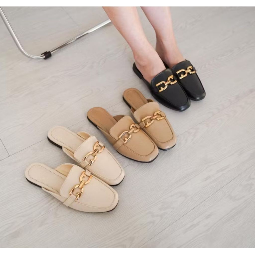 ZODE sandal wanita/sendal selop wanita/sepatu sandal/sepatu flat/flat shoes