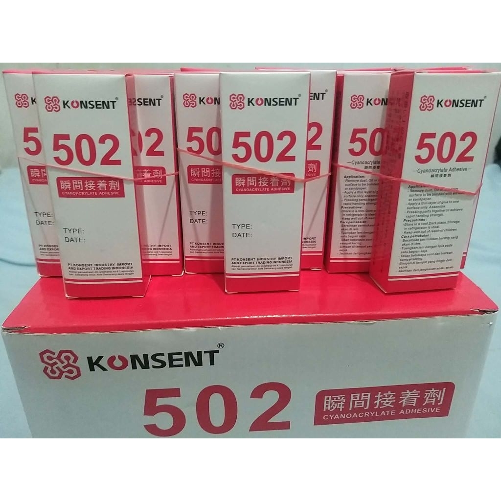 lem korea 502 merk konsent
