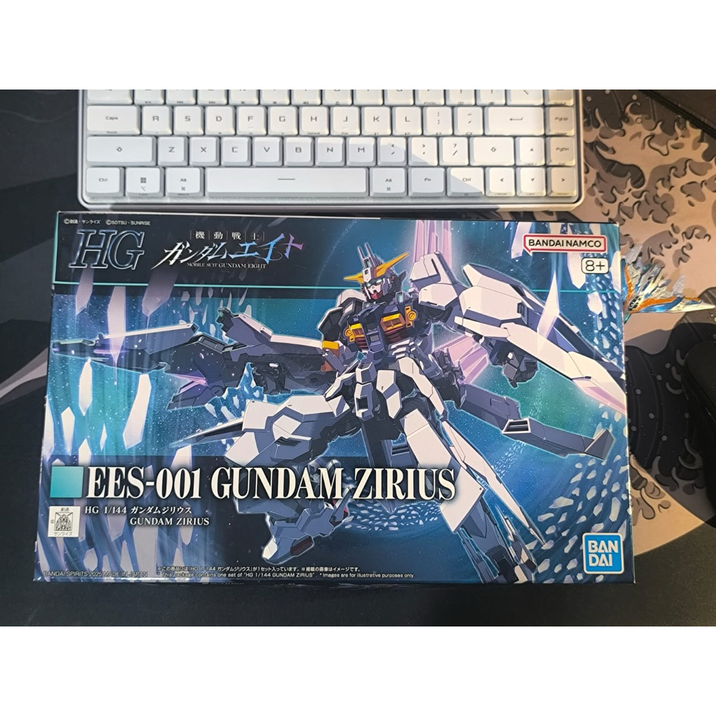 HG GUNDAM ZIRIUS P-BANDAI