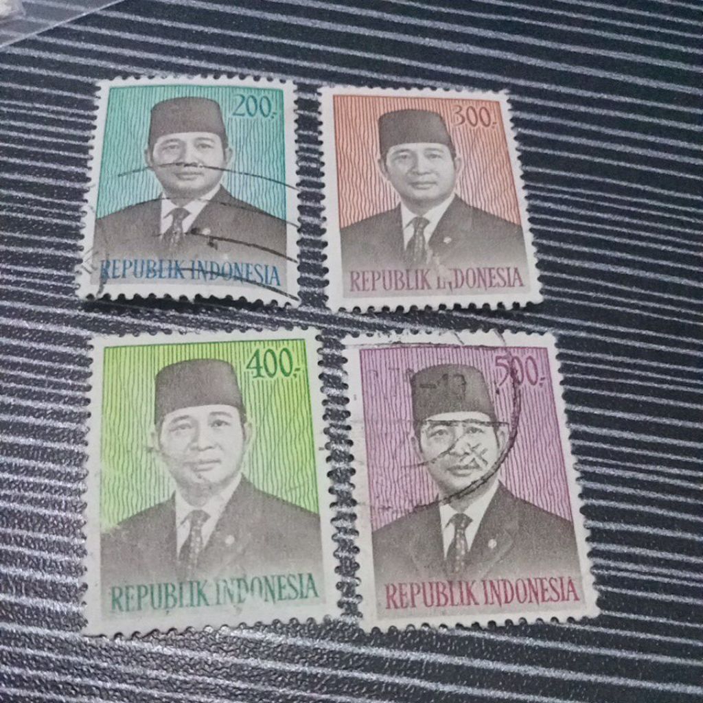 Set Lengkap Prangko Used Prsiden Soeharto