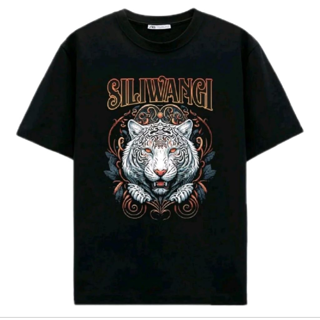 Kaos Siliwangi Macan Putih Kaos Distro Viral Ternyaman Kaos Unisex Viral